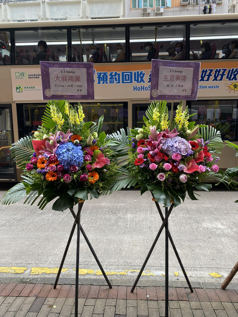黃金魚百合紅掌繡球玫瑰太陽菊