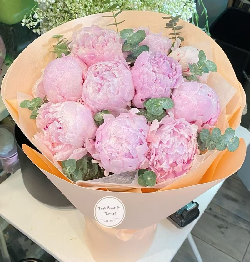 10枝牡丹花束( 10 Peonys Bouquet)